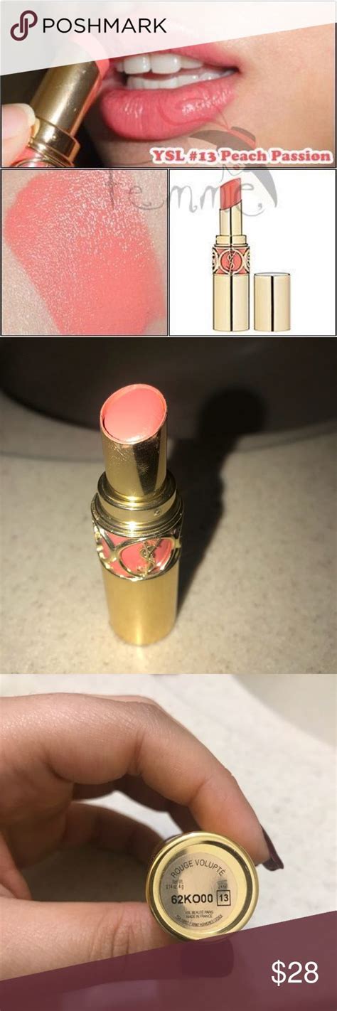 ysl lipstick no 13 peach passion boots|The Summer Season: YSL Peach Passion Rouge Volupte .